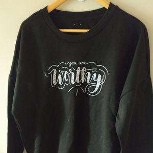 🤍Slouchy pullover